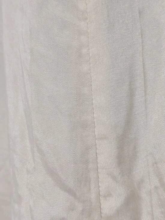 Zara | Strapless Lyocell Wide Leg Romper In Champagne - Picture 8 of 14